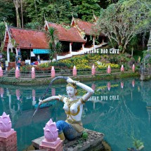 Mermaid in front of Chiang Dao Cave